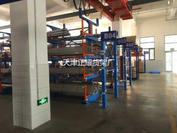 浙江案例管材貨架 機械化管材存放新形勢 鋼材型材分類存放