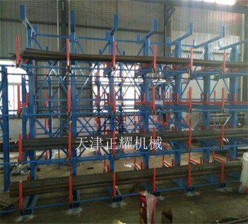 上海鋼材貨架廠家  伸縮懸臂式結構  型鋼鋼棒圓鋼貨架