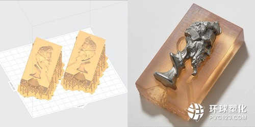 如何使用3D打印的“高溫”樹脂模具直接鑄造金屬部件