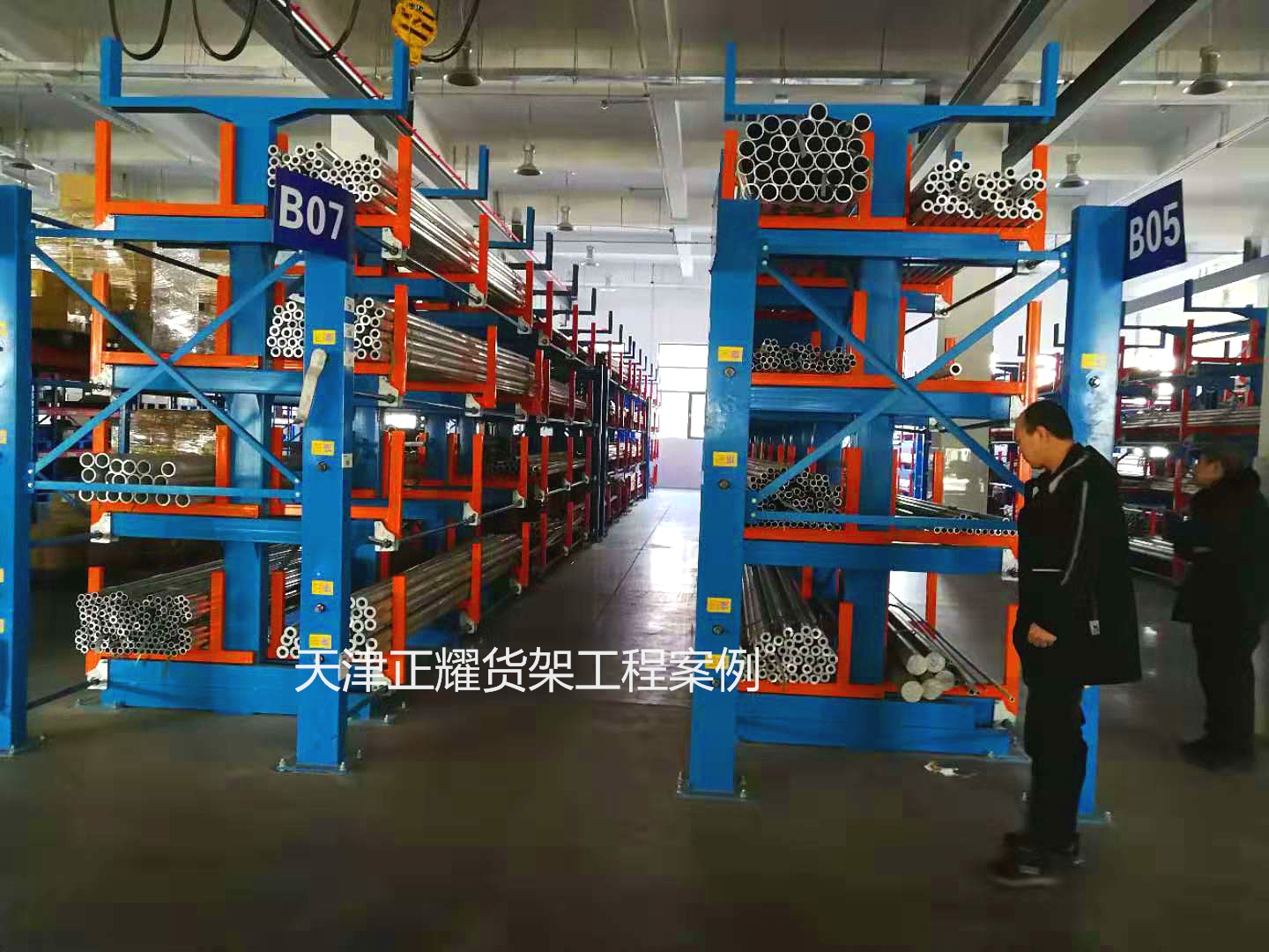 管材存放不僅節省空間存取方便，還可以保護特殊材料。